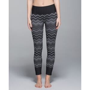 Lululemon Ebb To Street Leggings Heathered Slate Chevron 4